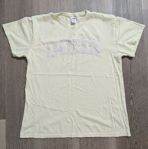 PINK Victoria's Secret Light Green Tee - XS - Preloved